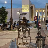 Instalan antimonumento por los 10 años del derrame en el Río Sonora