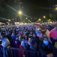 Asisten 100 mil personas al concierto de Los Ángeles Azules (Video)