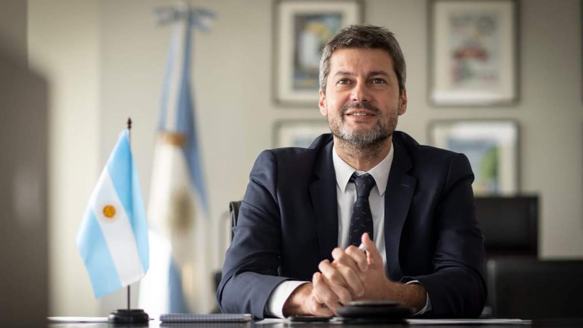 Matías Lammens, ministro de Turismo y Deportes. Fuente: (Twitter)