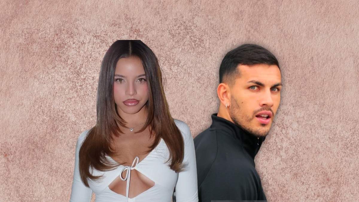 Emilia Mernes y Leandro Paredes. Fuente: (Minuto Neuquén)