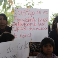 Abejas de Acteal piden a la CIDH publicar informe sobre masacre para procesar a Zedillo