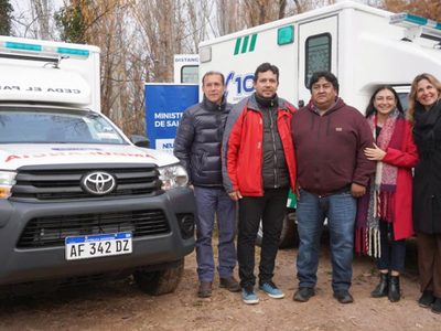Se incorporaron dos nuevas ambulancias al sistema de Salud