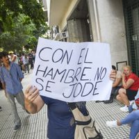 Organizaciones sociales vuelven a protestar por la falta de alimentos