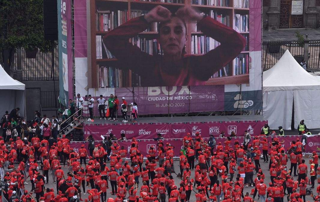 Claudis Sheinbaum, contagiada de covid-19, ofreció un mensaje