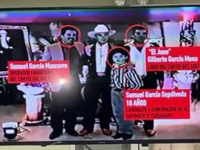 De la Garza difunde video de Samuel García y su familia con "El June" del Cártel del Golfo