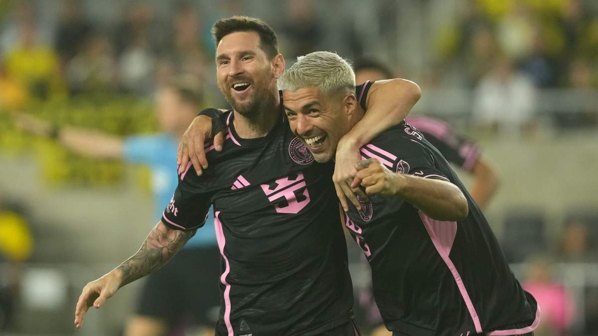 Lionel Messi y Luis Suárez. Fuente: (Getty)