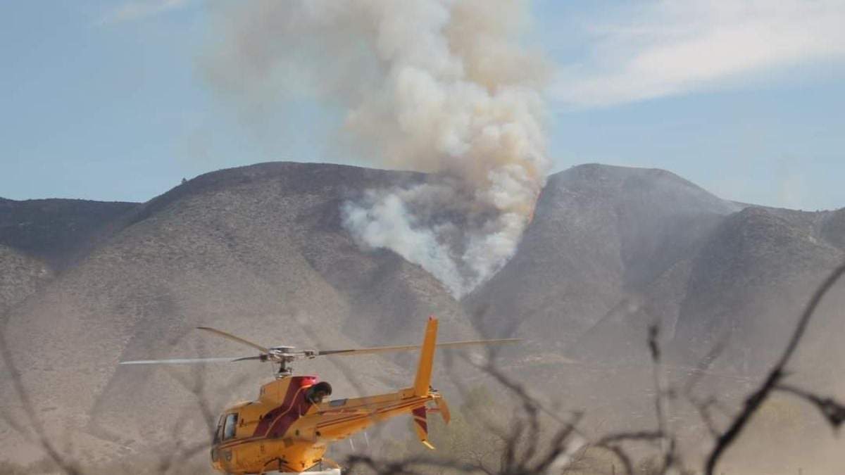 Un incendio en Coahuila