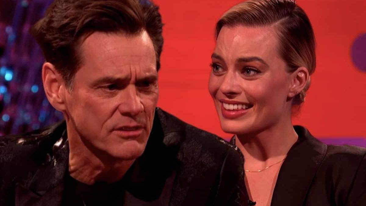 Jimmy Carrey y Margot Robbie. Fuente: (Twitter)