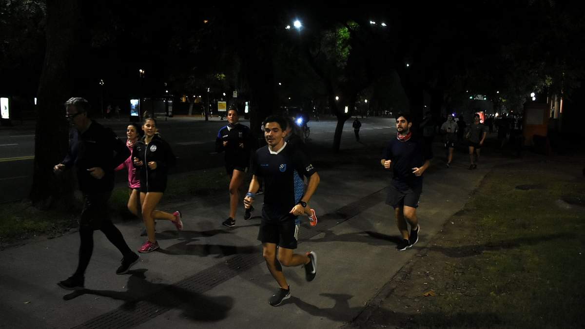Miles de runners habilitados por el Gobierno porteño. Fuente: (Twitter)