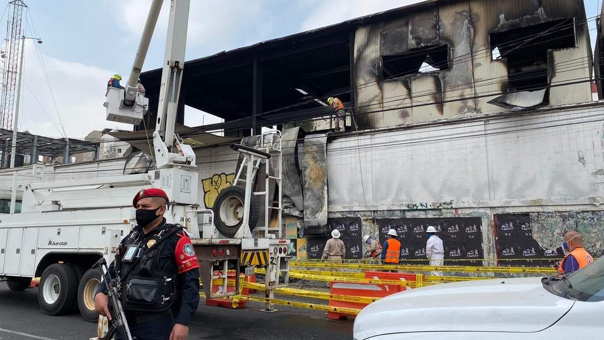 La subestación de la CFE que se incendió en BJ. Foto: Eduardo Miranda