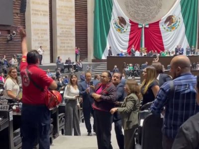 Legisladora casi se asfixia durante la última sesión en la Cámara de Diputados