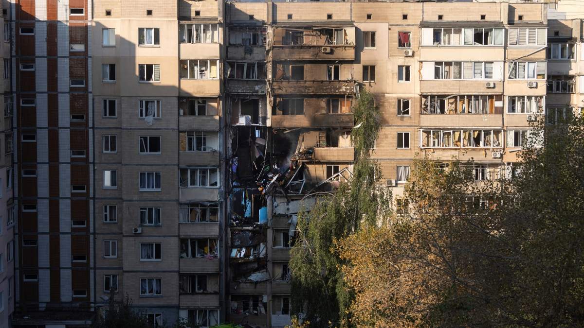 Detrucción en Ucrania tras ataques con drones por parte de Rusia