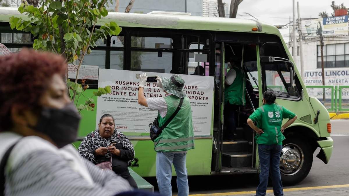 Operativo de Semovi en la CDMX