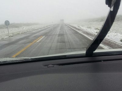 Precaución Neuquén: ya hubo cuatro vuelcos por las heladas