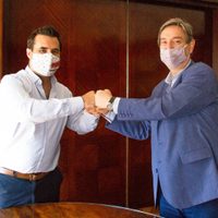 Mendoza: Martínez firmó un convenio con el intendente de San Rafael para construir un gasoducto