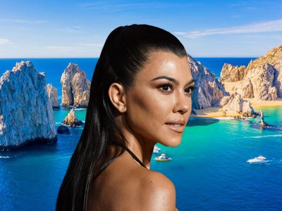 Para desenchufarse y disfrutar de un paraíso: Kourtney Kardashian viajó a Cabo San Lucas