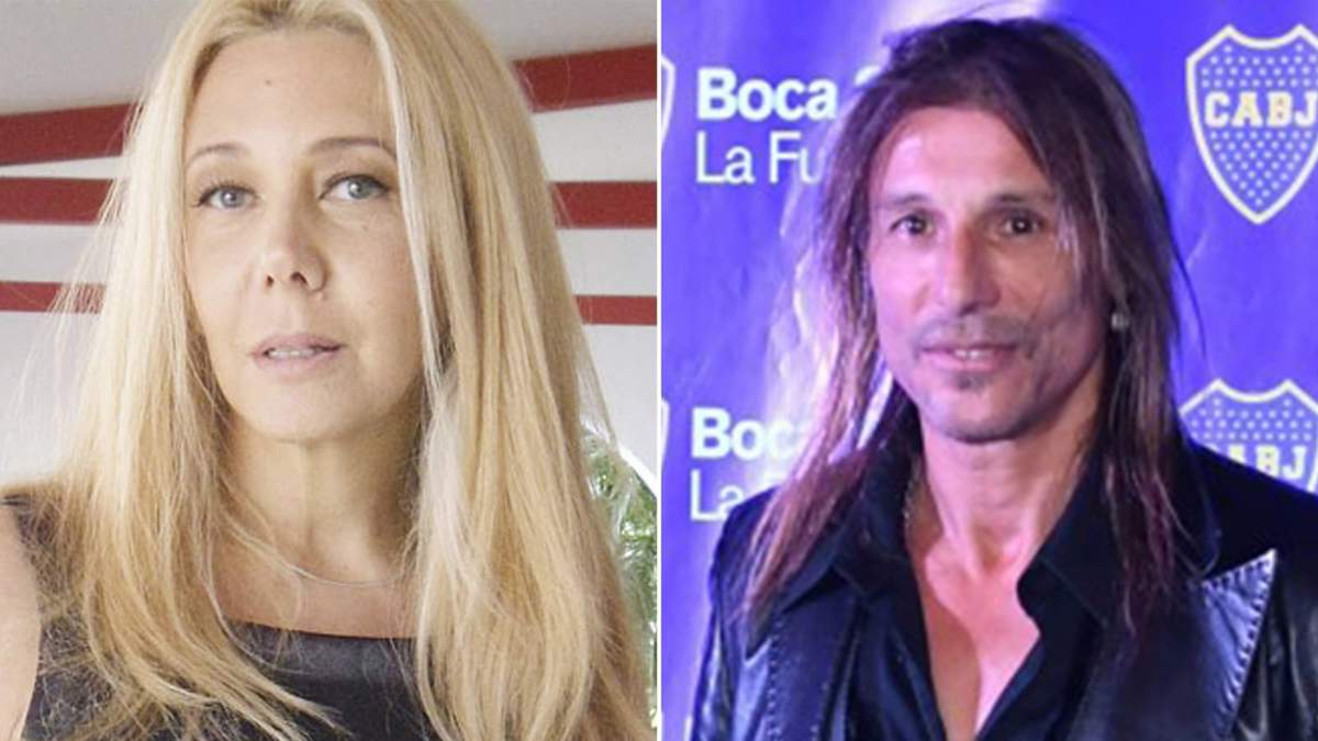 Mariana Nannis-Claudio Caniggia. Fuente: (Pinterest)