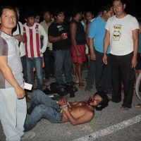 Indígenas chontales detienen y queman vivo a ladrón de motocicletas en Villahermosa