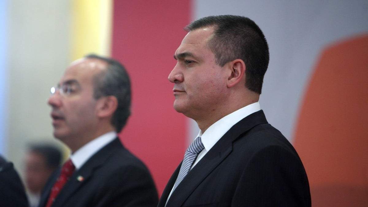 Felipe Calderón y Genaro García Luna