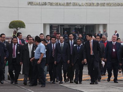 Guillermo Padrés declara ante juez en reclusorio