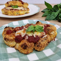 Milanesas de coliflor a la napolitana riquísimas: una versión saludable, económica y rendidora