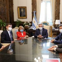 Un grupo minero le anunció una inversión millonaria a Alberto Fernández