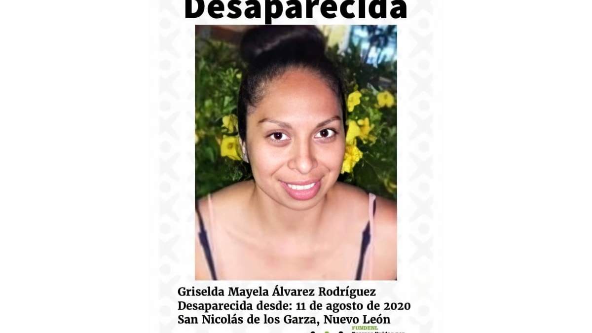 Mayela Álvarez, desaparecida el 11 de agosto del 2020