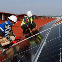 Sheinbaum presume un avance del 38% de la Central Eléctrica Fotovoltaica en la Ceda