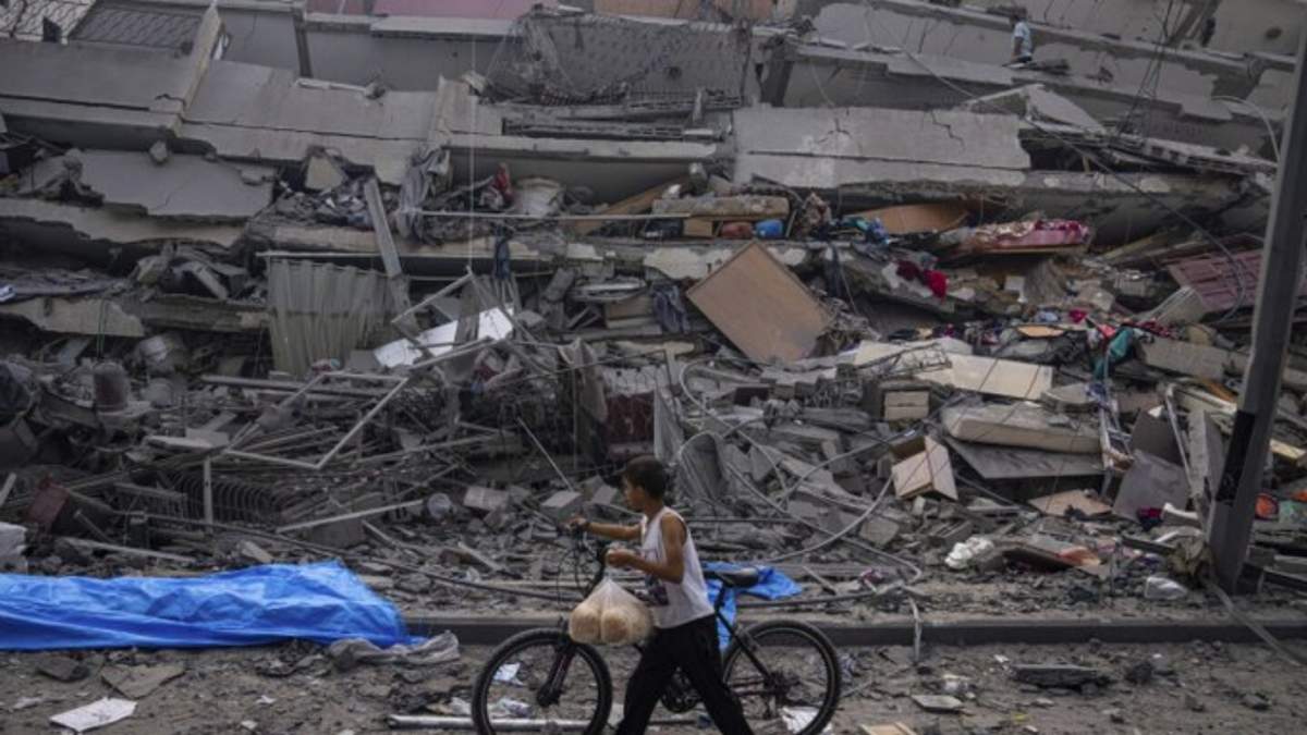 Daños en Gaza por ataques de Hamas