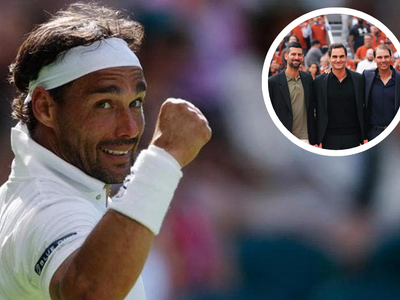 “Dejó su huella”: Fognini eligió al mejor tenista de todos los tiempos entre Rafael Nadal, Djokovic y Federer