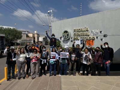 Frente a la Fiscalía de Guanajuato, periodistas exigen justicia por el crimen de Ernesto Méndez