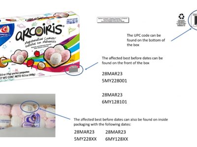 Retiran galletas Gamesa Arcoíris de tiendas; podrían contener salmonela