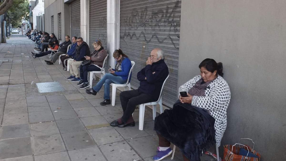 Jubilados en peligro. Fuente: (Twitter)