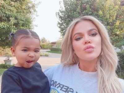 En familia: Khloé Kardashian causó ternura con una postal junto a True y sus sobrinas