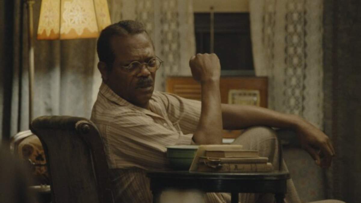 En esta imagen proporcionada por Netflix, Samuel L. Jackson en una escena de “The Piano Lesson”