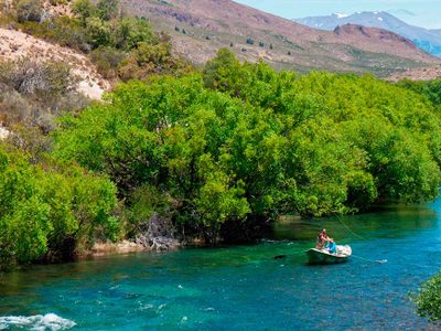 Ideal para un paseo recreativo: las flotadas por el río Limay son las excursiones más buscadas
