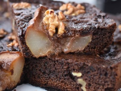 Brownie de peras: deleitate en estas vacaciones de invierno con una receta fácil, rica y digna de un chef