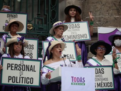 Ante la crisis de violencia machista nace fuerza política feminista Todas México