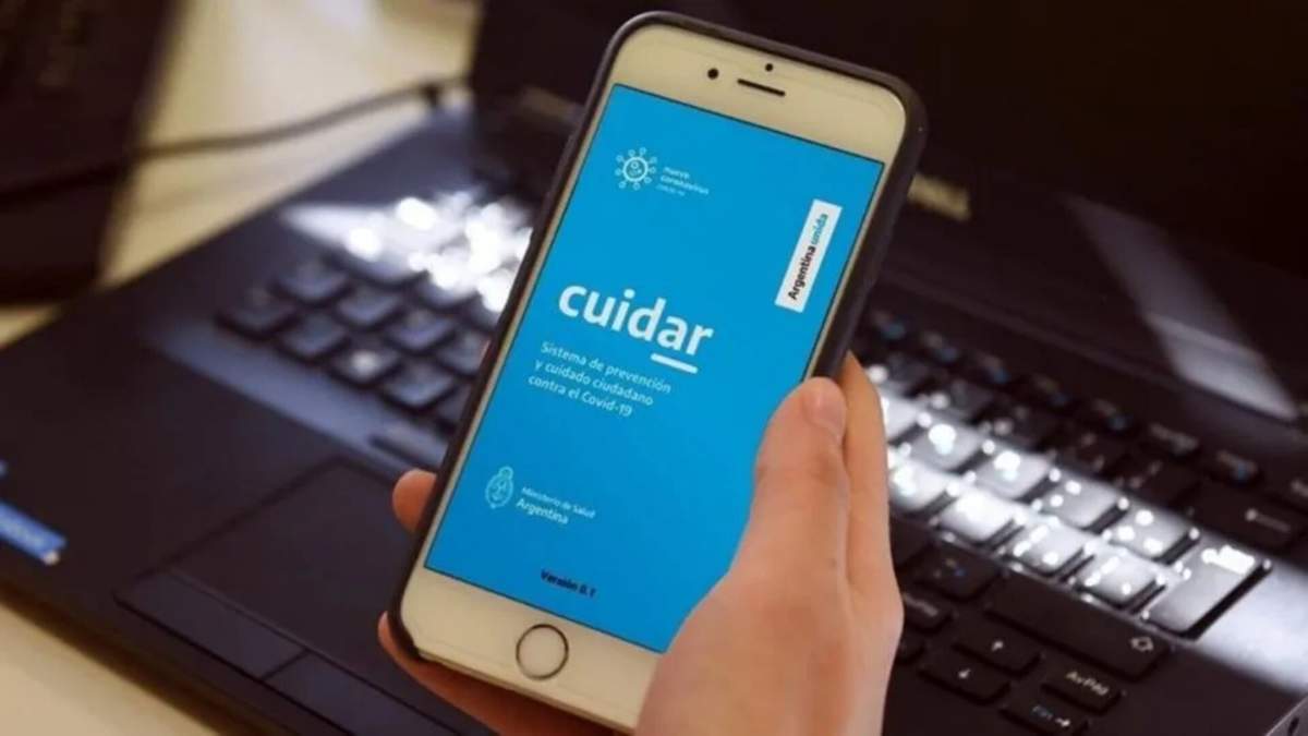 App Cuidar. Fuente: (Twitter)