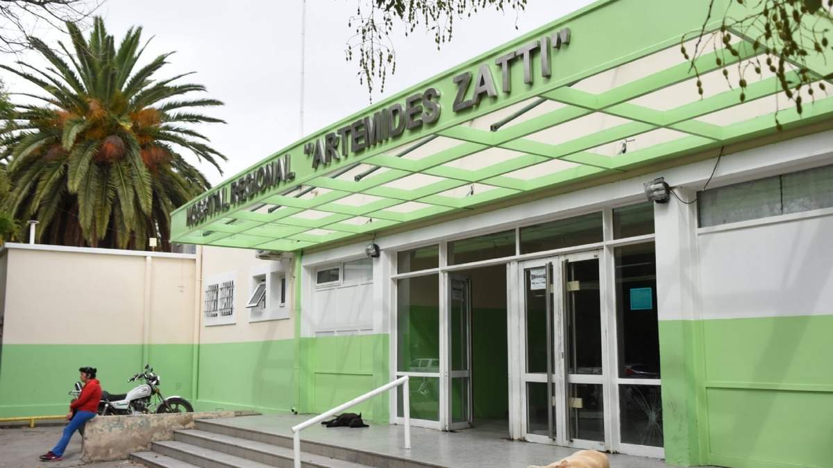 Hospital de la ciudad de Viedma. Fuente: (Twitter)