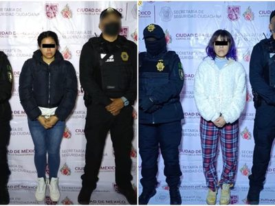 Detienen a “Conny” y a “Cybet”, presuntas integrantes de La Unión Tepito