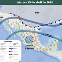 Nuevo frente frío llega en Semana Santa; se prevén heladas entre lunes y jueves en estas entidades