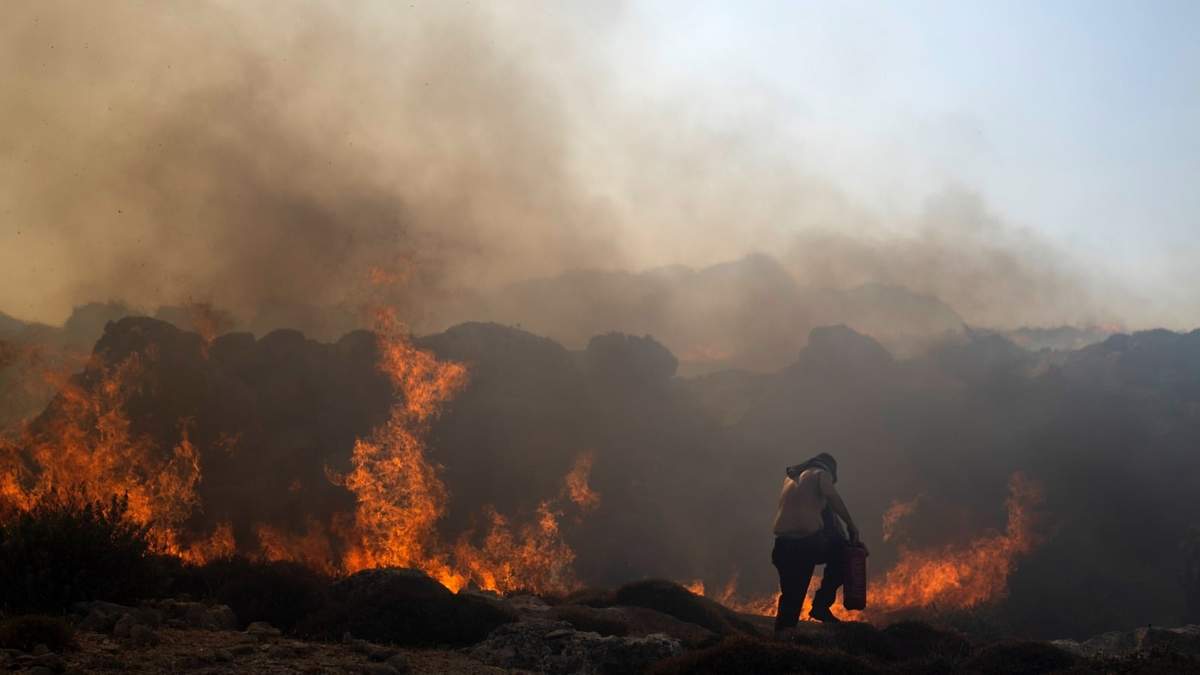 Incendios en la isla de Rodas, Grecia