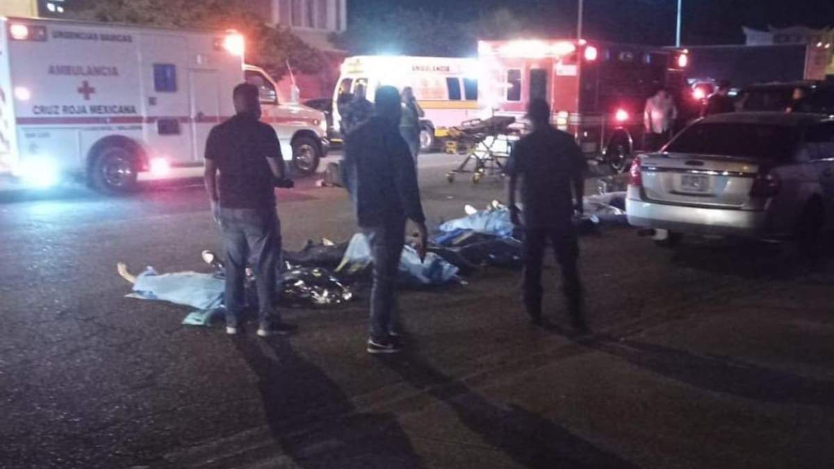 Víctimas del incendio en el bar