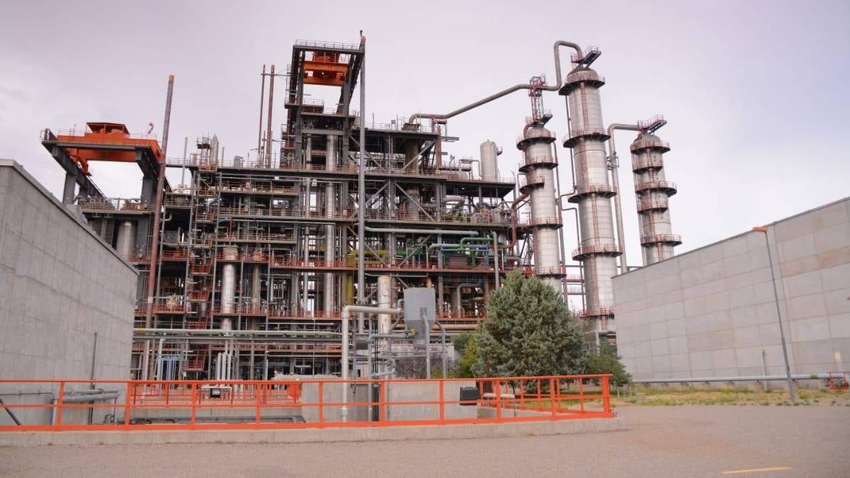 Las instalaciones de  la Planta Industrial de Agua Pesada de Arroyito, PIAP. Fuente: (Facebook)