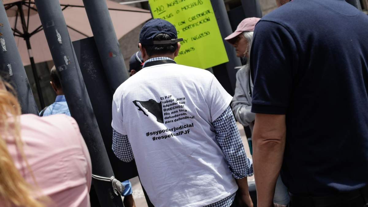 Los trabajadores del PJF afirmaron que diversas organizaciones de la sociedad civil les manifestaron su apoyo al paro que mantienen contra la reforma judicial
