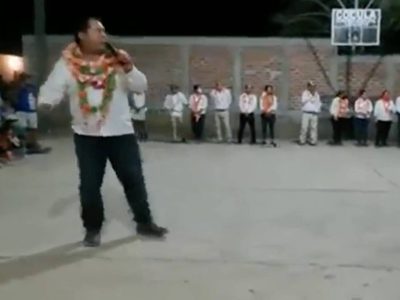 Interrumpen a balazos mitin del candidato de MC a la alcaldía de Cocula, Guerrero (Video)