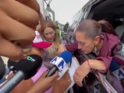 Sheinbaum llega a Acapulco para una reunión privada “de revisión” con autoridades locales