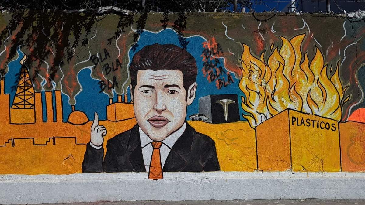 Mural sobre Samuel y Colosio