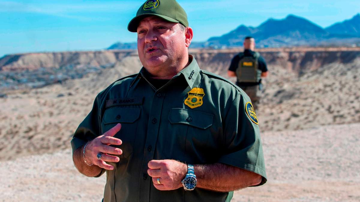 El director de la Patrulla Fronteriza Michael Banks en Sunland Park, Nuevo México, cerca de la frontera con México, el 3 de febrero del 2025